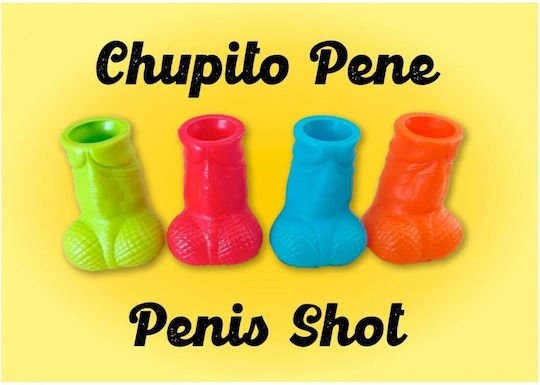 Diablo Picante Gelbes Penis-Schnapsglas Produktcode D-241791