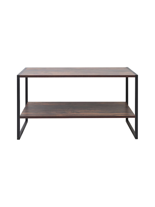 Rechteckiger Beistelltisch Giza Holz Rustikal Karydi M90.2xL50.3xH50.4cm