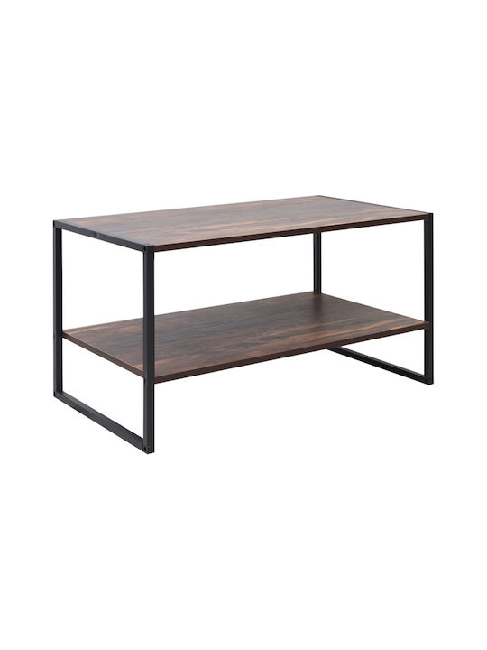 Rechteckiger Beistelltisch Giza Holz Rustikal Karydi M90.2xL50.3xH50.4cm