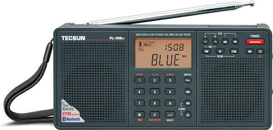 Tecsun PL398BT Tragbares Radio mit Bluetooth Schwarz