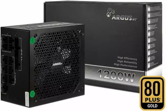 Inter-Tech ARGUSnt 1200W Μαύρο Τροφοδοτικό Υπολογιστή Full Modular