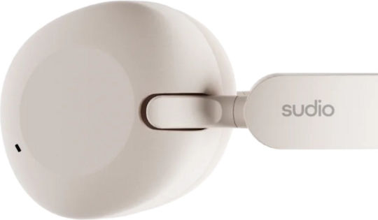 Sudio K2 Ασύρματα / Ενσύρματα Over Ear Ακουστικά με 60 ώρες Λειτουργίας Λευκά
