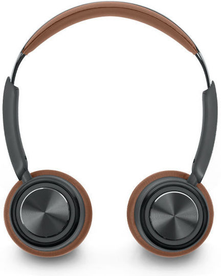Muse Wireless / Wired On Ear Headphones with 65 hours of Operation Brown