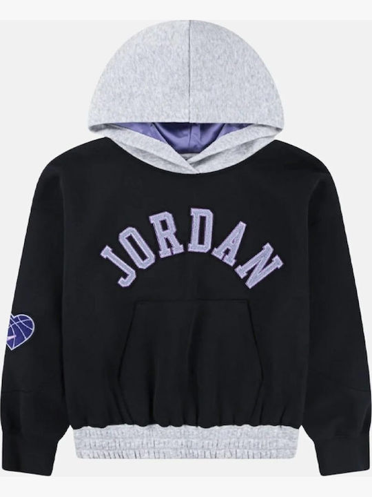 Jordan Παιδικό Φούτερ Black, Purple