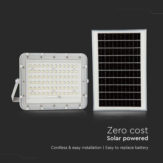Ηλιακό Φωτιστικό 15W 1200lm Ψυχρό Λευκό 6400K με Τηλεχειριστήριο