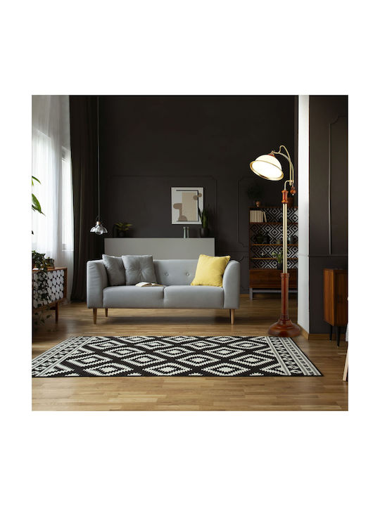 Relaxdays Lampa de podea Î166cm. cu Soclu pentru Bec E27 Maro