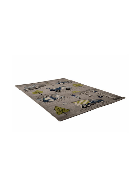 Tzikas Carpets Diamond Παιδικό Χαλί Γκρι 133x190cm