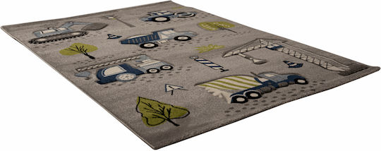 Tzikas Carpets Diamond Παιδικό Χαλί Γκρι 133x190cm