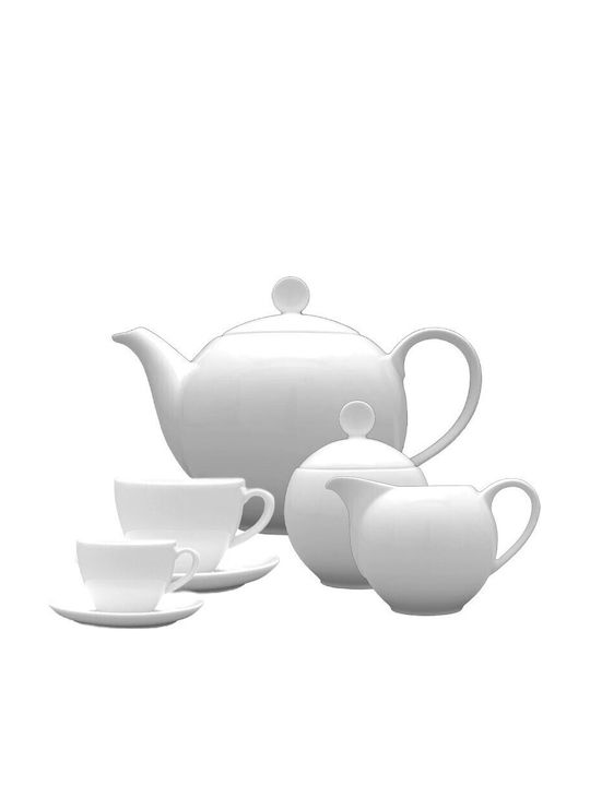 Lubiana White Porcelain Dinnerware Set 99pcs