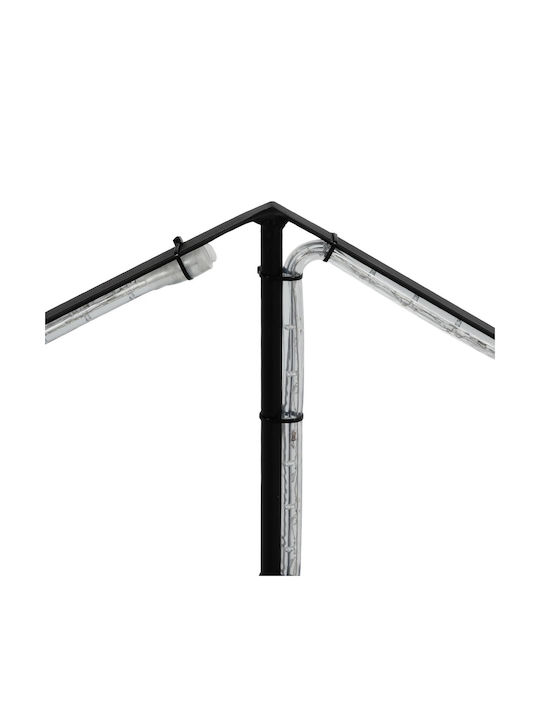 GloboStar Metal Illuminated Christmas Decorative Desktop Star 97x25x107cm
