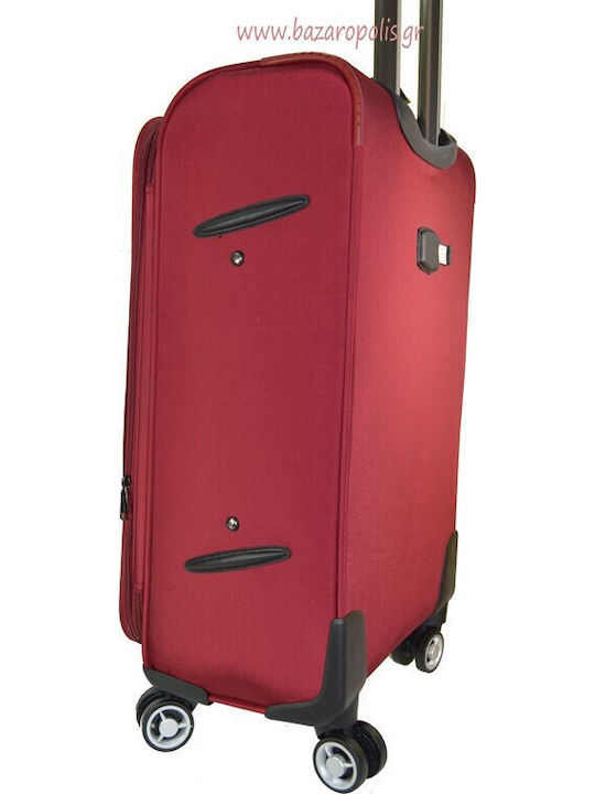 Forecast 3678 Forecast Suitcases Red with 4 Wheels Set of 3 Pieces