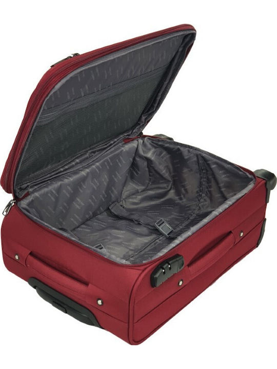 Forecast Reisekoffer Kabine Rot mit 4 Räder Höhe 55cm