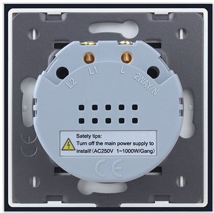 Welaik Simple Comutator de Perete Sens unic cu Cadru Auriu