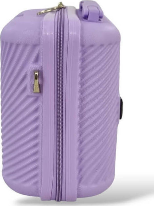 Toiletry Bag for Cosmetics Hard Forecast Lsdq-04be 14’’ Lilac – Organization & Style for Travel Lilac