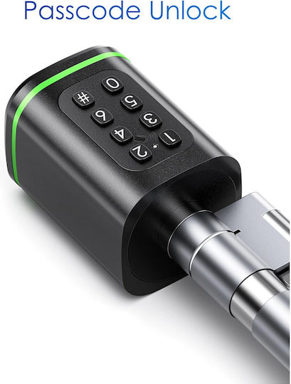 Lacăt Electronic Smart Lock în culoare Negru