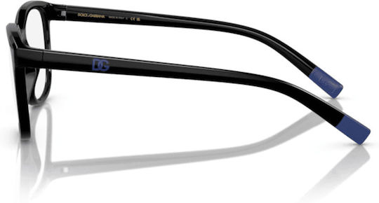 Dolce & Gabbana Copii Plastic Rame Ochelari Negru DX5094 501