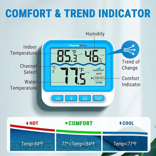 Thermo Pro Termometru Piscină