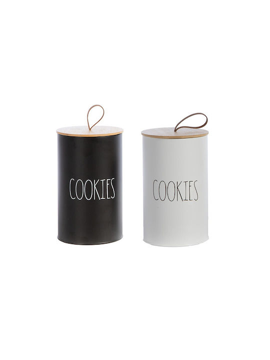 Nef-Nef Homeware Бисквитник Метал Черен 12x12x20бр 1бр Nef-Nef Homeware Бисквитник Метал Черен 12x12x20бр 1бр