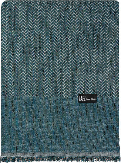 Beauty Home Σετ Ριχτάρια 2τμχ Chenille Πετρόλ