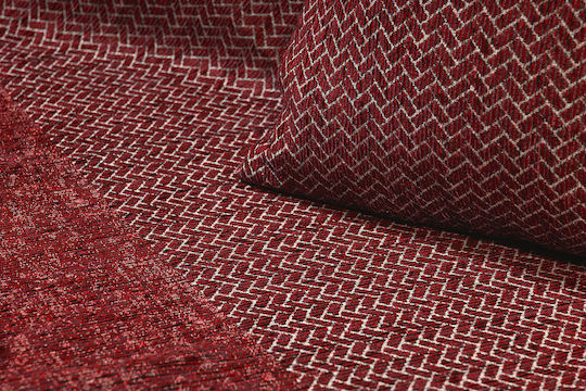Beauty Home Überwürfe Set 2 Stück Chenille Rote 8639SSET2 Beauty Home Überwürfe Set 2 Stück Chenille Rote 8639SSET2