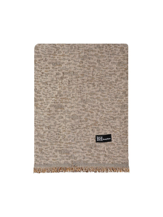 Beauty Home Ριχτάρι Τριθέσιου Καναπέ Chenille 170x290εκ. Μπεζ