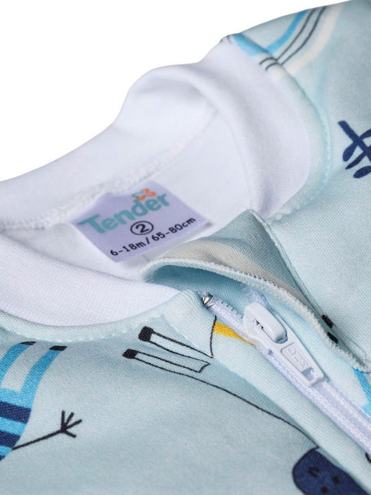 Tender Winter Schlafsack 2.5 Tog Sky Blue mit abnehmbaren Ärmeln