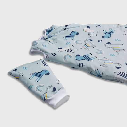 Tender Winter Sleeping Bag Eco Marble 2.5 Tog Sky Blue with Detachable Sleeves