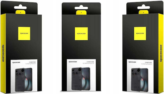 Spacecase Back Cover Silicon 1mm Transparent (Nothing Phone (3))