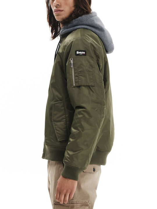 Winter Jacke Bomber Grün