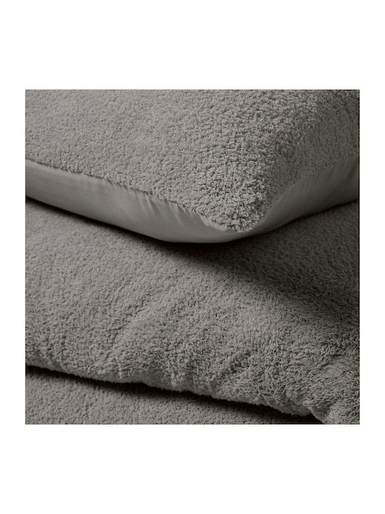 Duvet Cover Set Queen with 4 Pillowcases 220x240 L-c Helena Anthracite