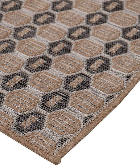 Royal Carpet Craft 155 Αντιολισθητικό Χαλί Εξωτερικού Χώρου Διάδρομος Ψάθινο Beige 66x150cm