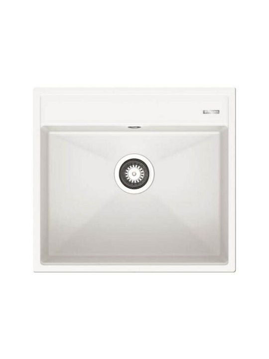Pyramis Ithaka 1b 070247811 Drop-In Мивка от Синтетичен Гранит Ш56xД51см Бежов