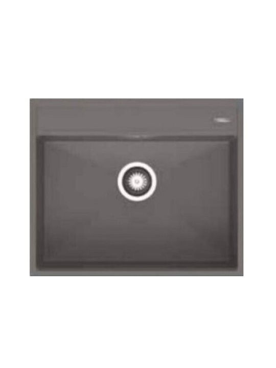 Pyramis Ithaka 1b 070250311 Drop-In Chiuvetă din Granit Sintetic L61xW51cm