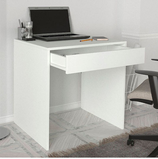 Desk Mida Wooden White 72x60x73.8cm