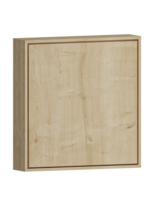 Desk Sedir Wooden with Bookshelf Beige 154.2x59x59cm