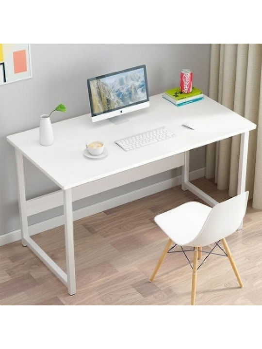 Schreibtisch Holz Lilac / White mit Metallbeinen 120x45x72cm