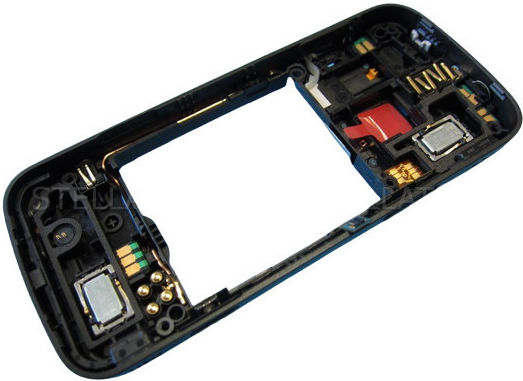 Nokia N79 Middle Cover + Camera Lens Black