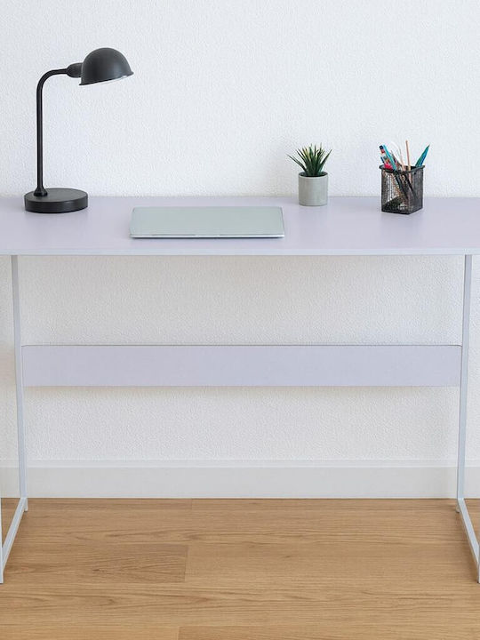 Schreibtisch Holz Lilac / White mit Metallbeinen 120x45x72cm