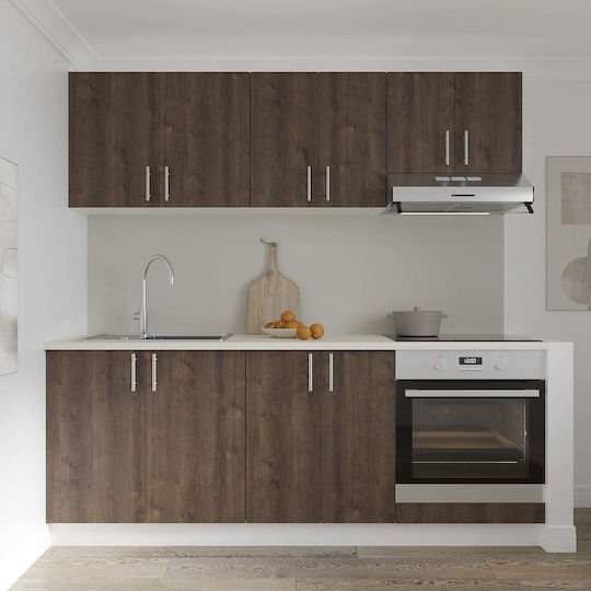 Karo Dulap Inferior pentru Cuptor Stejar Bronz/alb 60x50x80buc
