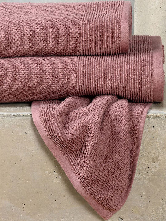 Melinen Set of Bath Towels 3 pcs Haus Apple Weight 500gr/m²