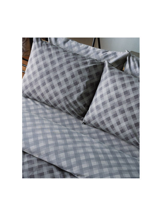 Kentia Пухено Куинсайз 220x240бр Joshua Anthracite-light Grey 300 г/м²Gsm