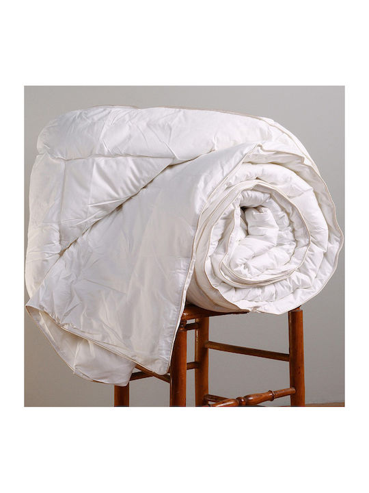 Melinen Πάπλωμα Μονό με Γέμιση Microfiber 160x240εκ. 300 Gsm White 300 GSM 9 togs