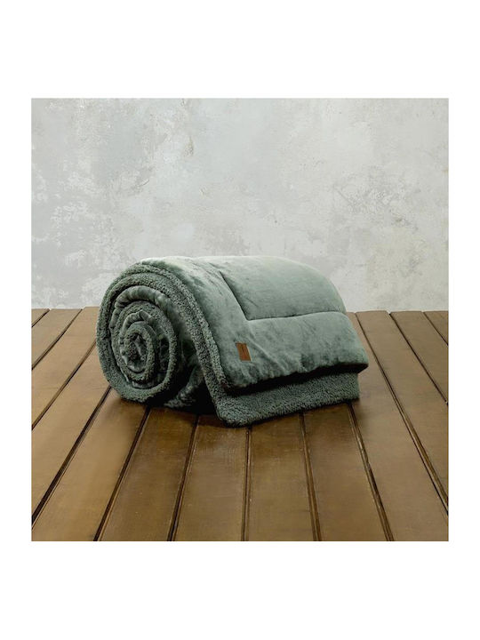 Nima Bettbezug Einzelbett 160x220cm Cira Dark Green 710 GSMGsm