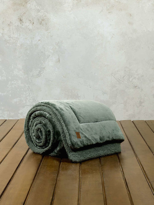 Nima Bettbezug Einzelbett 160x220cm Cira Dark Green 710 GSMGsm