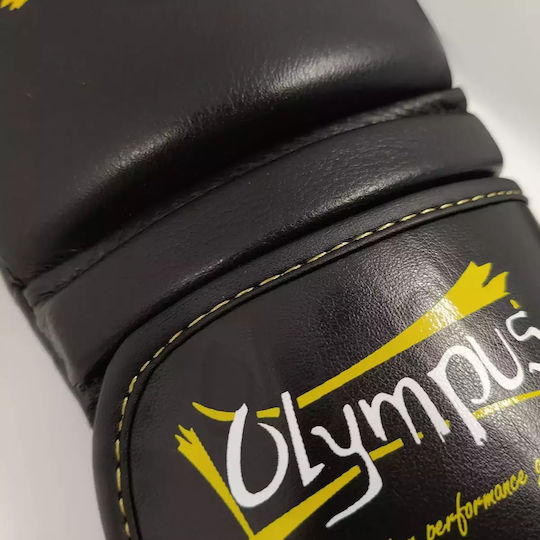 Olympus Sport Boxing Gloves Leather for Bag Black