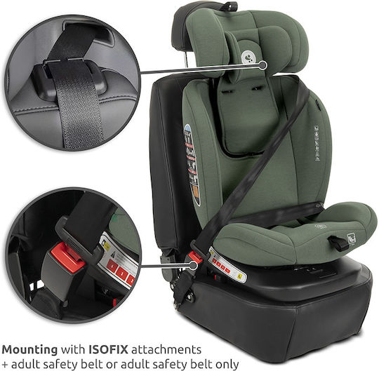Lorelli Capella Baby Car Seat i-Size with Isofix Beige 0-36 kg