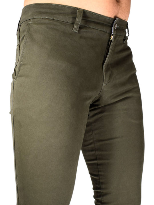 Men's Trousers Chinos Olive