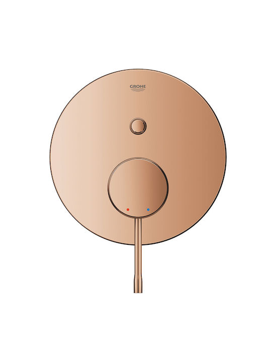 Grohe Essence Built-in Faucet Mixer for Bathtub 2 Exits Copper