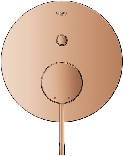 Grohe Essence Built-in Faucet Mixer for Bathtub 2 Exits Copper