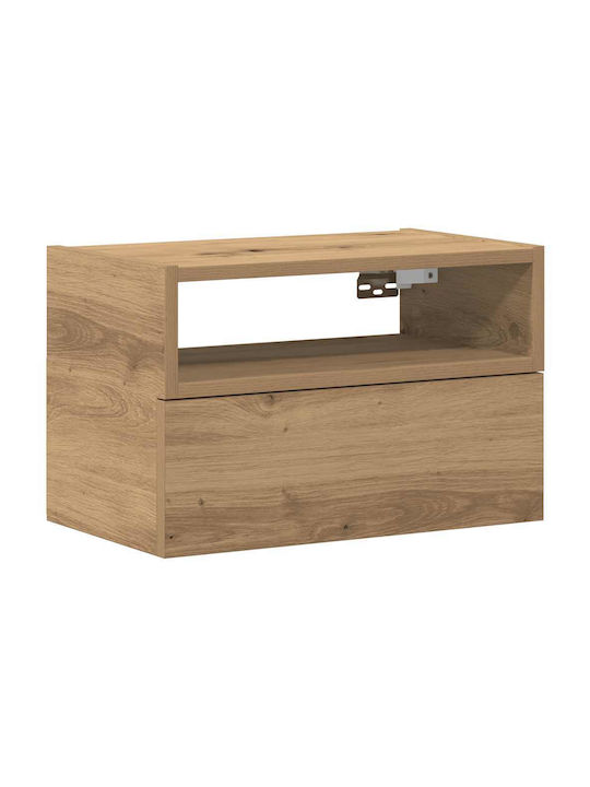 Комод Дървен Кафяв 45x26x28.5см